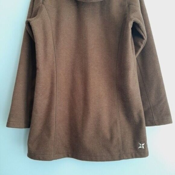 MCKINLEY Massena Fleece Hooded Coat Jacket Brown Sz S - Picture 8 of 13